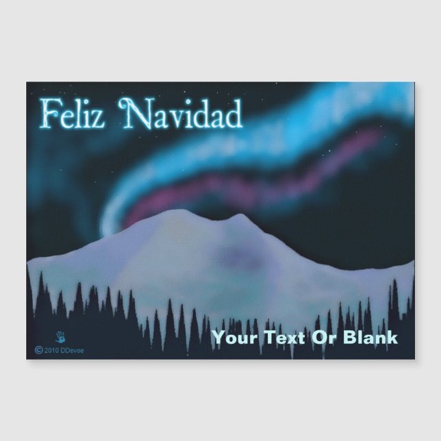 Feliz Navidad - Blue Aurora (Devant)