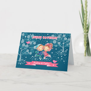 Feliz Navidad. Carte de Noël en espagnol