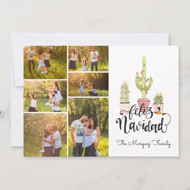 Feliz Navidad | Christmas Photo Collage (Devant)