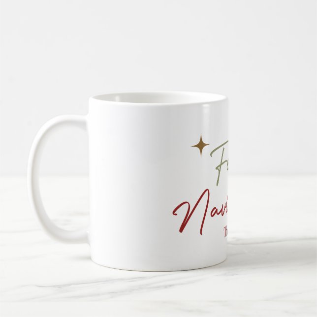 Feliz Navidad Coffee Mug (Gauche)