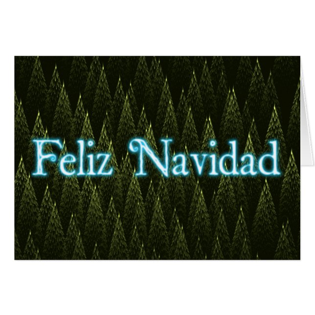 Feliz Navidad - Conifers (Devant horizontal)