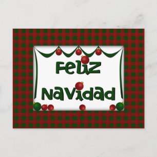 Feliz Navidad - Joyeux Noël - carte postale