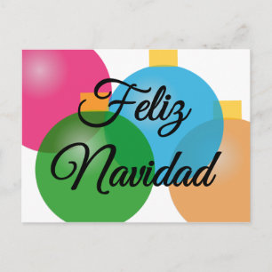 Feliz Navidad - Joyeux Noël - carte postale