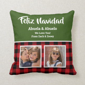 Feliz Navidad Personnalisable 2 Oreillers à Thon P