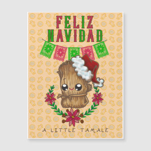 Feliz Navidad - peu de tamale (jaune)