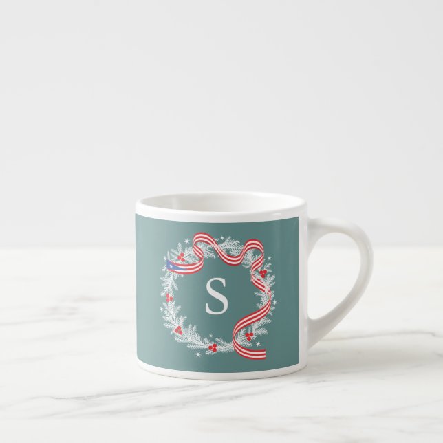 Feliz Navidad Wreath Coquito Mug (Droite)