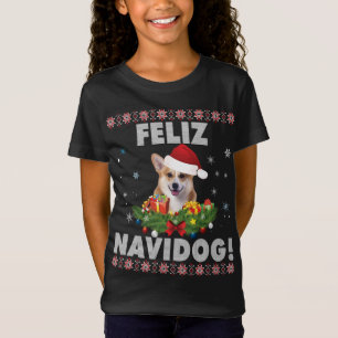 Feliz Navidog Corgi Chien moche Sweat Noël San