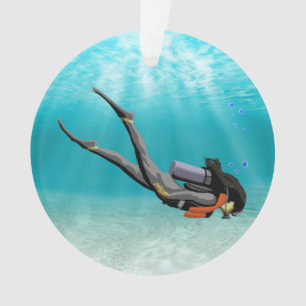 Female S.C.U.B.A. Plongeur