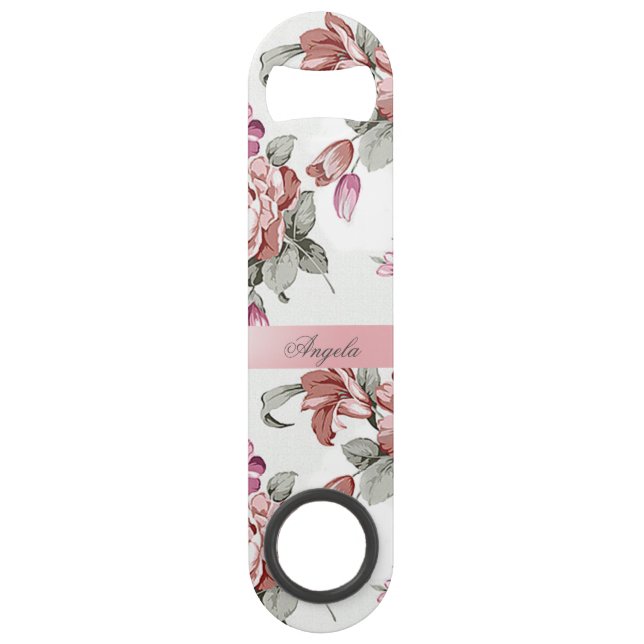 Féminin Chic Vintage Fleurs-Personnalisé (Devant)