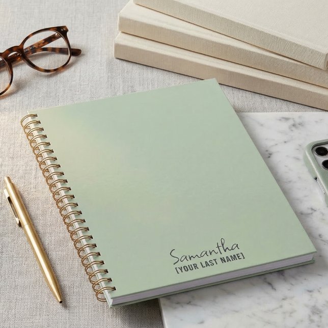 Féminin Minimaliste | Sauge Poussiéreuse (Feminine Minimalist  Dusty Sage Planner
)