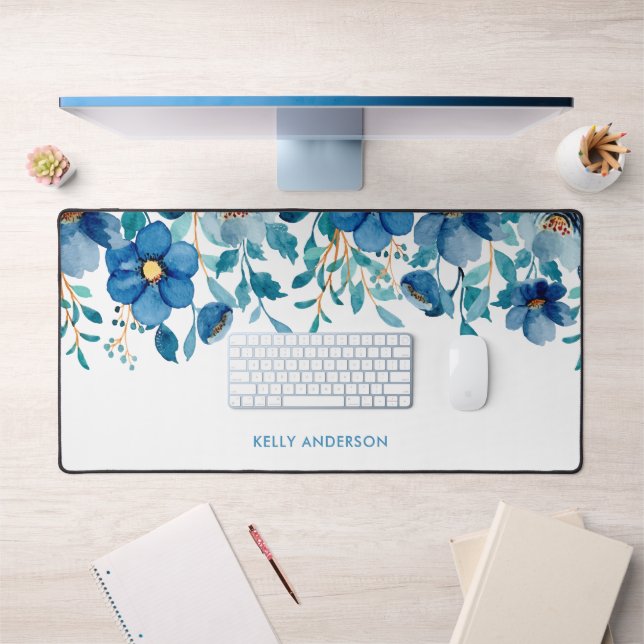 Féminin Tendance Monogramme Botanique (Bureau 1)