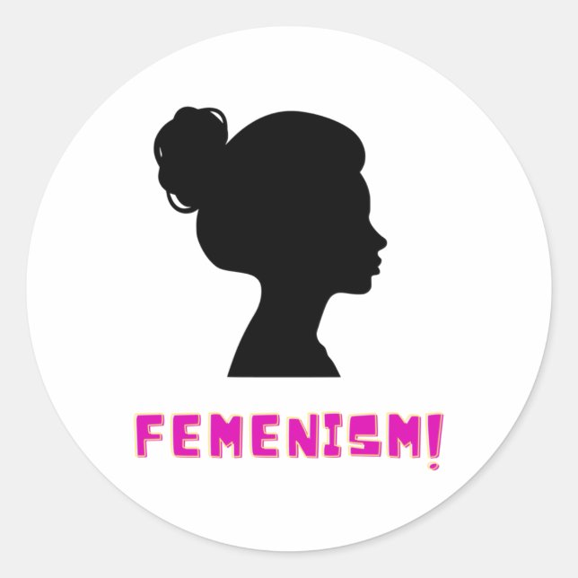 Feminisme - Droits des femmes ! ! ! Autocollant (Devant)