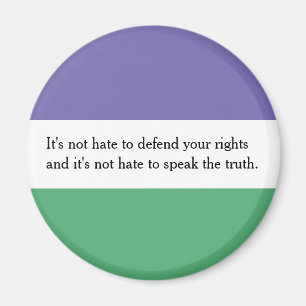 Feminist Magnet with Magdalen Berns Quote