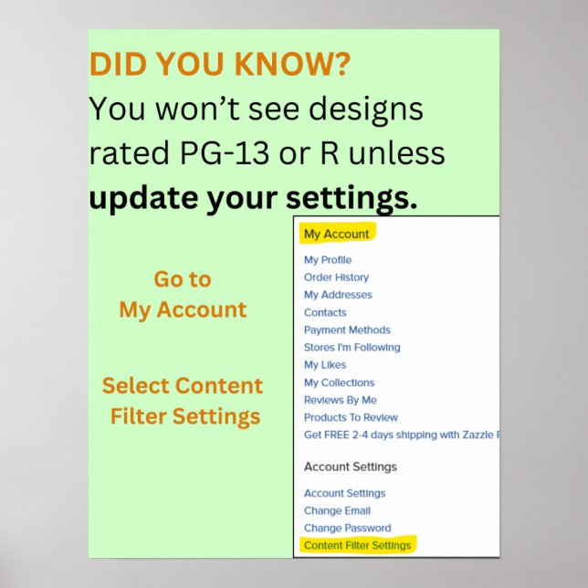 féministe - réglages sur Zazzle - poster (Devant)