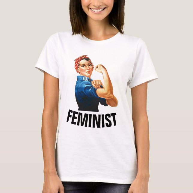 FEMINISTE, Rosie les T-shirts Riveter (Devant)