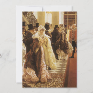 Femme à la Mode par Tissot, Art Victorien Ancien