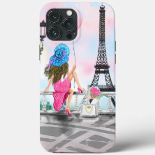Femme À Paris Tour Eiffel coque iphone
