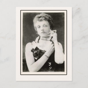 Femme à peau élastique photo sur cartes, cartes po
