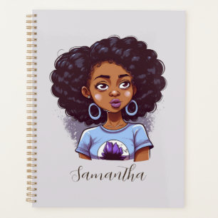 Femme afro classe et élégante