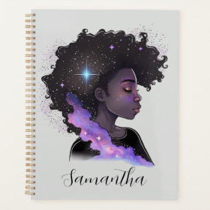 Femme Afro-étincelante