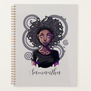 Femme afro magique