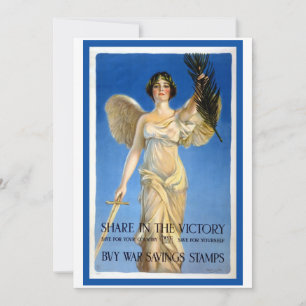 Femme ange patriotique vintage, achetez des bons d