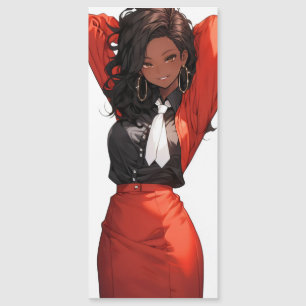 Femme Anime Souriante