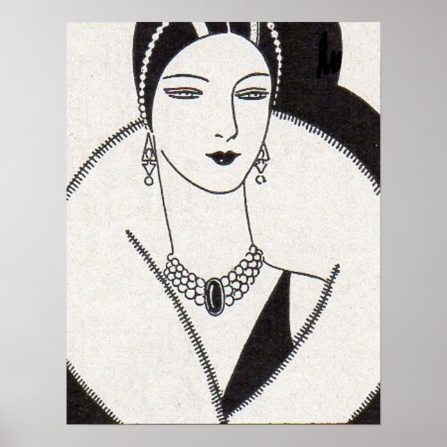 Femme art déco 1928 (Devant)