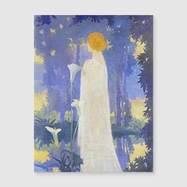 Femme Art Nouveau avec Calla Lilies (Devant)