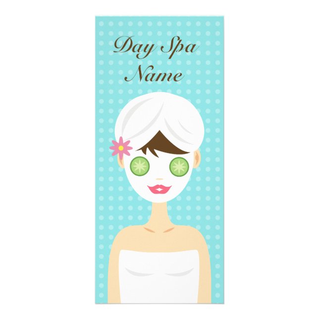 Femme au bain avec un menu de service de masque fa (Devant)