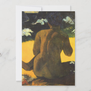 Femme au bord de la mer par Paul Gauguin, Vintage 