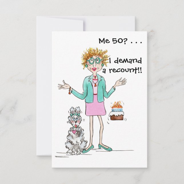 Femme aux cheveux roux a 50 ans et proteste merci  (Devant)