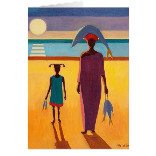 Femme avec des poissons (Devant)