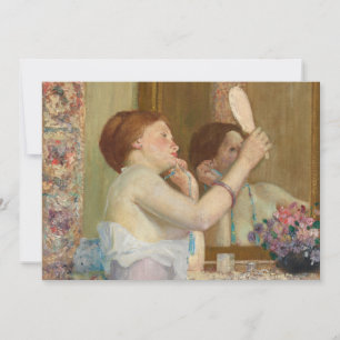 Femme avec miroir   Frederick Carl Frieseke