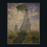 Femme avec parasol par Claude Monet, Art Vintage<br><div class="desc">La promenade, Camille Monet et Son Fils Jean (Femme avec un Parasol) (1875) de Claude Monet est une vintage peinture impressionniste de famille de portrait. Une mère se promène avec son jeune enfant dans un champ ou dans une prairie printanière. Elle tient un parasol et porte une belle robe qui...</div>