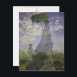 Femme avec parasol par Claude Monet, Art Vintage<br><div class="desc">La promenade, Camille Monet et Son Fils Jean (Femme avec un Parasol) (1875) de Claude Monet est une vintage peinture impressionniste de famille de portrait. Une mère se promène avec son jeune enfant dans un champ ou dans une prairie printanière. Elle tient un parasol et porte une belle robe qui...</div>