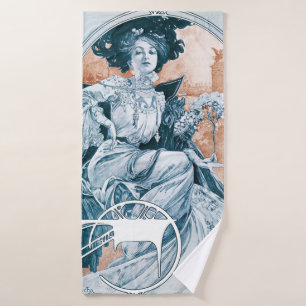 Femme avec Rose, Mucha