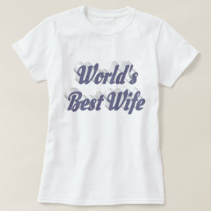 Femme avec texte gris T-shirt