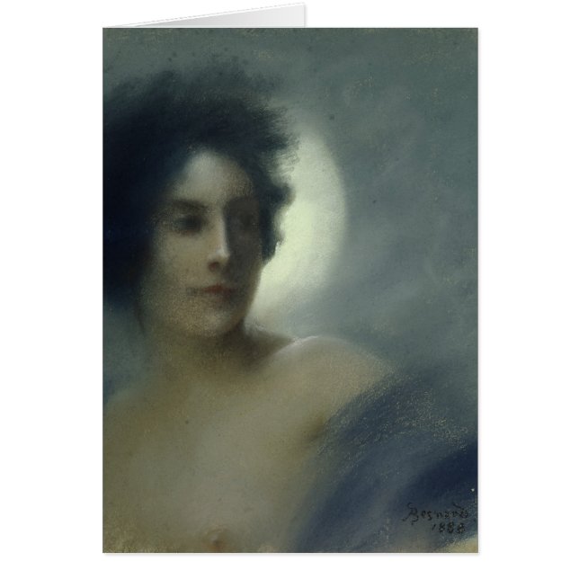 Femme avec un croissant de lune ou, l'éclipse, (Devant)