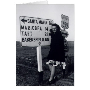 Femme californienne des années 1940