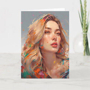 Femme - Carte d'art