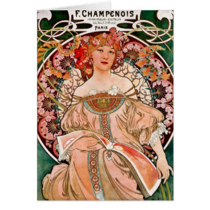 Femme Champagne - F. Champenois Imprimeur