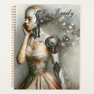 Femme Cyborg Femme Ai Art Personnalisé