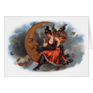 Femme dans la lune