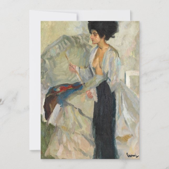 Femme dans le Studio | Edward Cucuel (Devant)