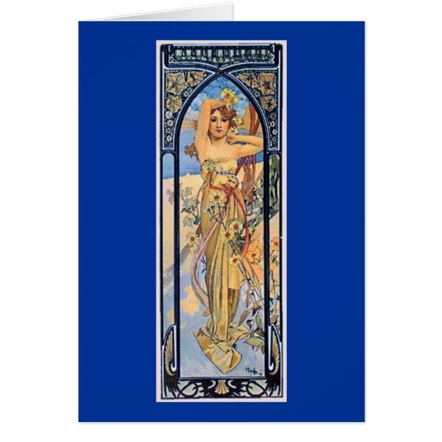 femme d'art déco de jour de mucha (Devant)