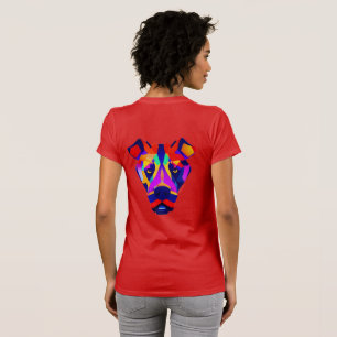 femme de Alexander's Dog rouge T-shirt slim dos