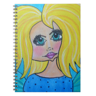 Femme de caverne - carnet - blonde