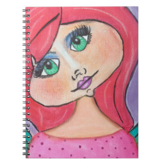 Femme de caverne - carnet - rouge