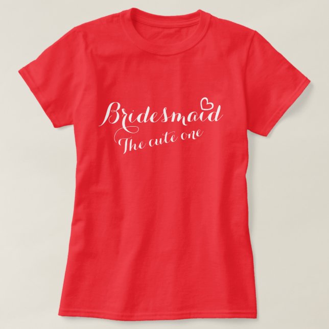 Femme de chambre à coeur ouvert le mignon t-shirt  (Design devant)